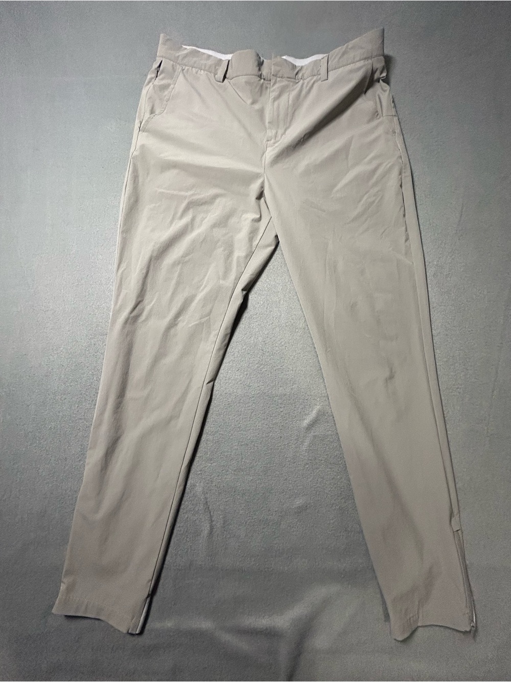 Men's Slim Chino Pants in Light Grey - Classic Everyday Style
